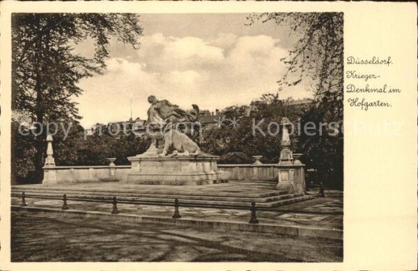 Duesseldorf Krieger-Denkmal Hofgarten