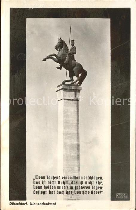Duesseldorf Ulanendenkmal