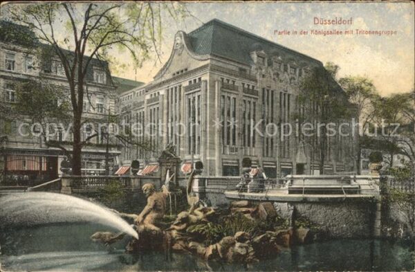 Duesseldorf Königsallee Tritongruppe