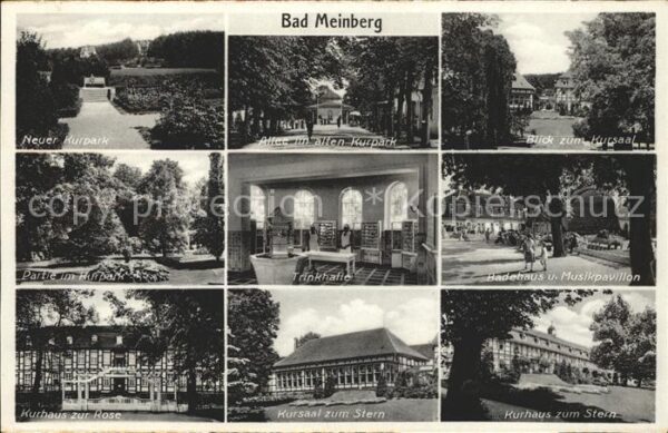 Bad Meinberg Kurhaus Stern Badehaus Kursaal Kurpark