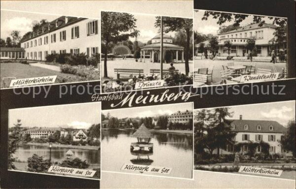 Bad Meinberg Mütterkurheim Kurpark See Walndelhalle
