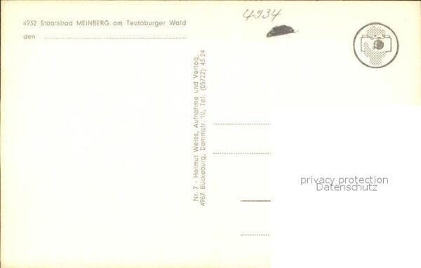 Bad Meinberg Mütterkurheim Kurpark See Walndelhalle – Bild 2