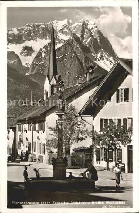 Zugspitze Grossen Waxenstein