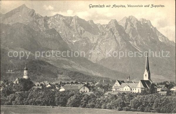 Garmisch-Partenkirchen Albspitze Waxenstein Zugspitze