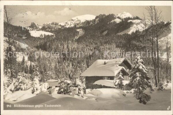 Schliersee Blecksteinhaus Taubenstein