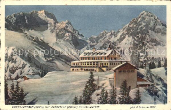 Kreuzeckhaus Zugspitze Waxenstein