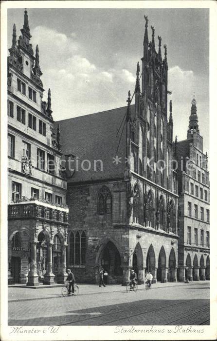 Muenster Westfalen Stadtreinhaus Rathaus