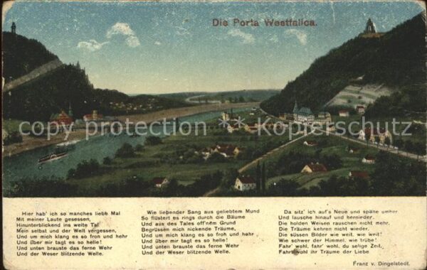 Porta Westfalica Franz Dingelstedt