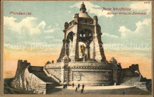 Minden Westfalen Porta Westfalica Kaiser-Wilhelm-Denkmal