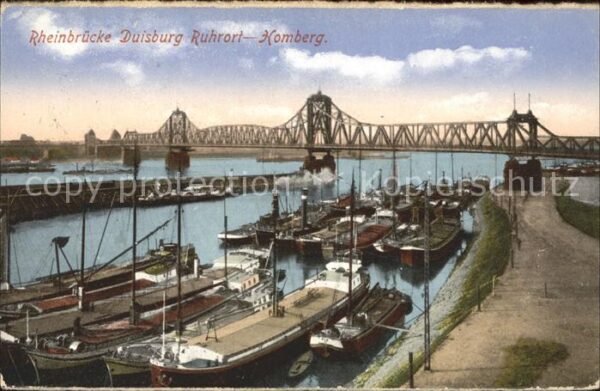 Duisburg Ruhr Rheinbrücke Homberg
