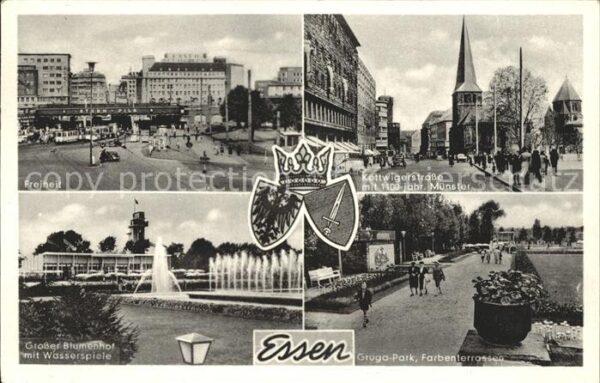 Essen Ruhr Wappen Kettwigerstr. Farbenterrassen
