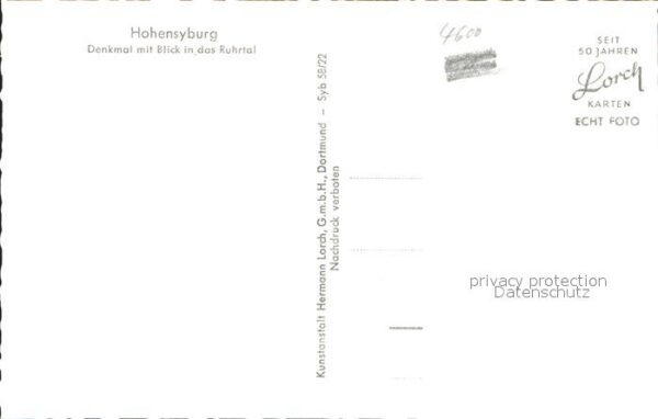 Hohensyburg Denkmal Ruhrtal – Bild 2