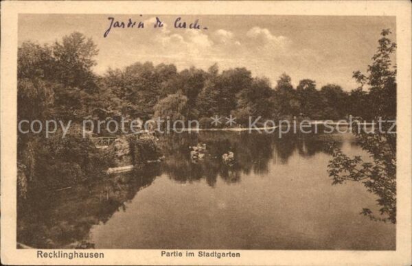 Recklinghausen Westfalen Stadtgarten