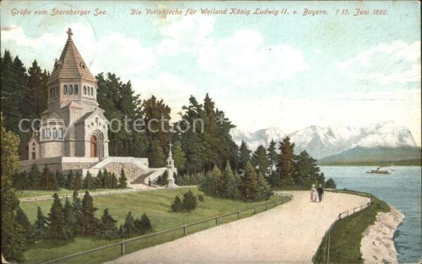 Starnbergersee Votivkirche Weiland König Ludwig II Bay
