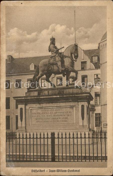 Duesseldorf Jean-Willem-Denkmal