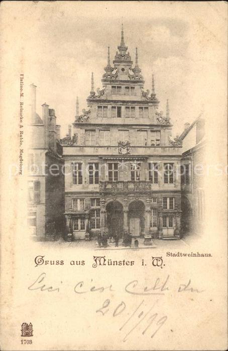 Muenster Westfalen Stadtweinhaus