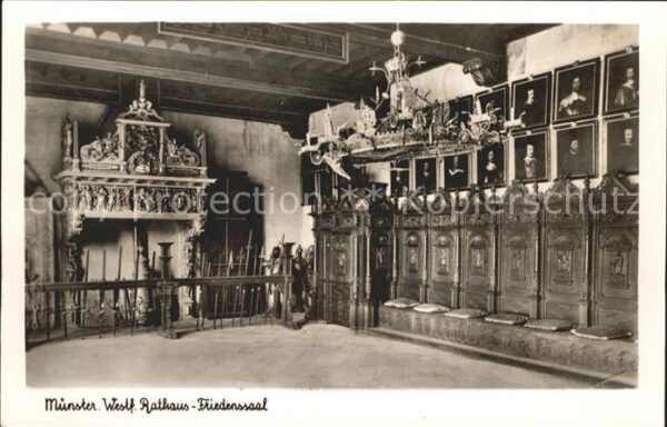 Muenster Westfalen Rathaus Friedenssaal