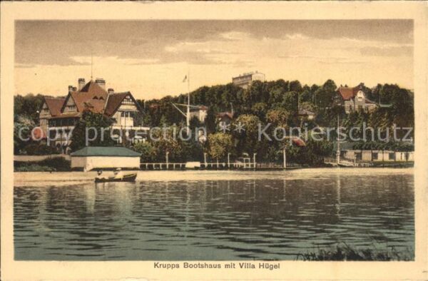 Essen Ruhr Krupps Bootshaus Villa Hügel