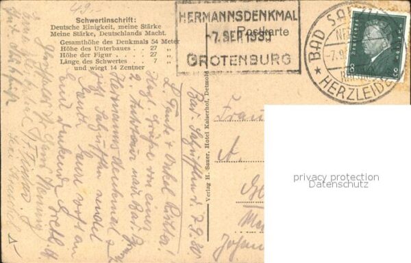 Hermannsdenkmal Teutoburger Wald – Bild 2