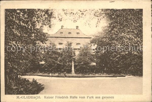 Moenchengladbach Park Kaiser Friedrich Halle