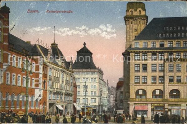 Essen Ruhr Kettwigerstr. Strassenbahn