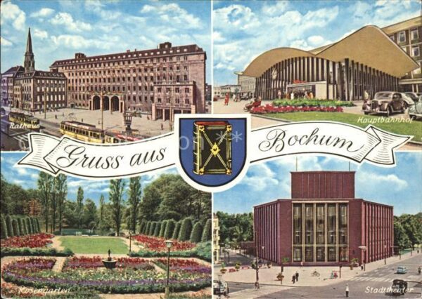 Bochum Hauptbahnof Stadttheater Strassenbahn
