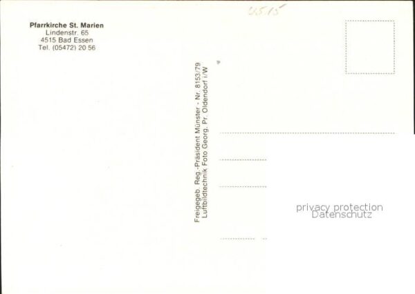Bad Essen St. Marien Fliegeraufnahme Altar – Bild 2