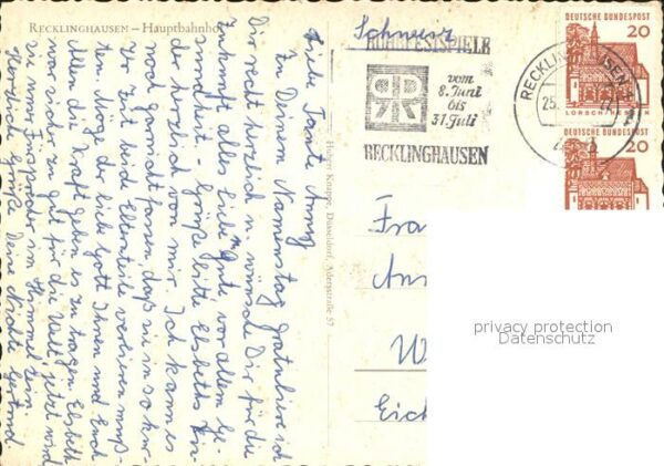 Recklinghausen Westfalen Hauptbahnof – Bild 2