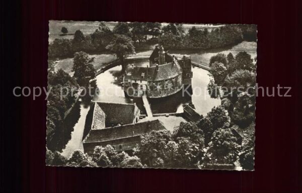 Luedinghausen Fliegeraufnahme Burg Vischering
