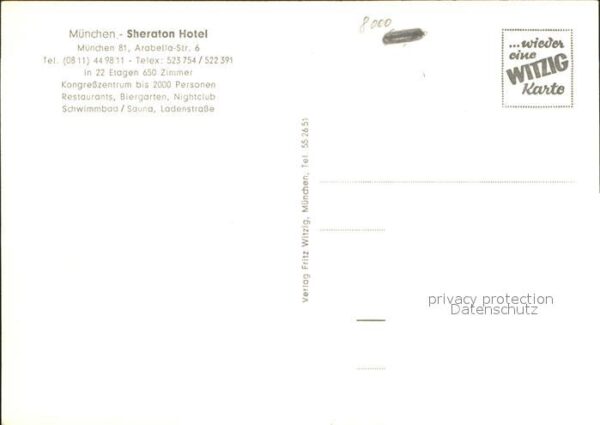 Muenchen Sheraton Hotel – Bild 2
