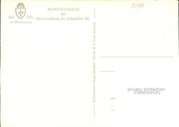 Bad Toelz Wandelhalle – Bild 2