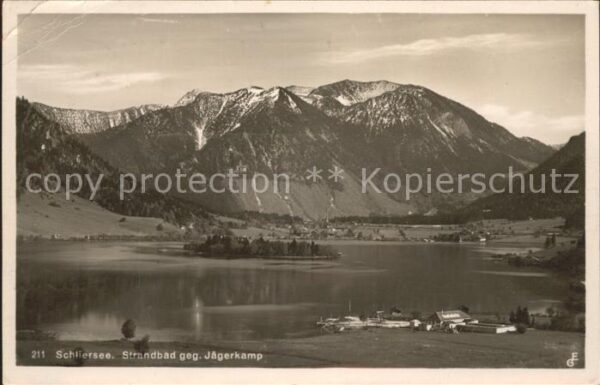 Schliersee Jägerkamp Strandbad