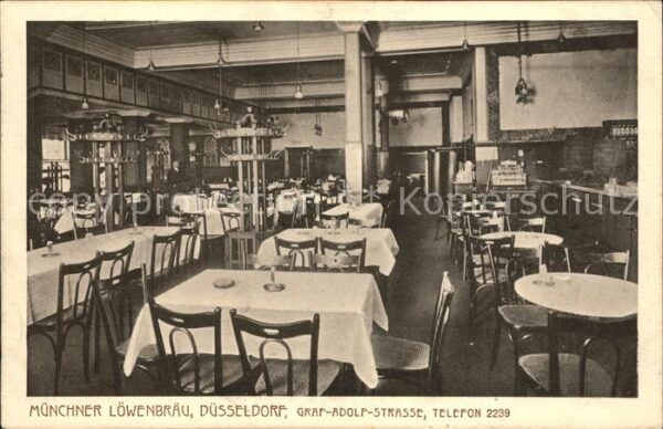 Duesseldorf Münchner Löwenbräu Graf-Adolf-Str.