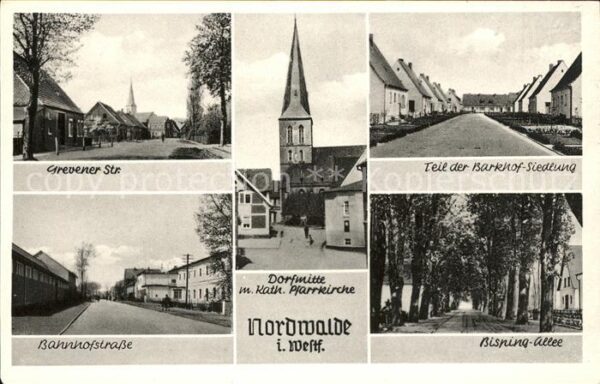 Nordwalde Bisping-Allee Barkhof Siedlung Grevener