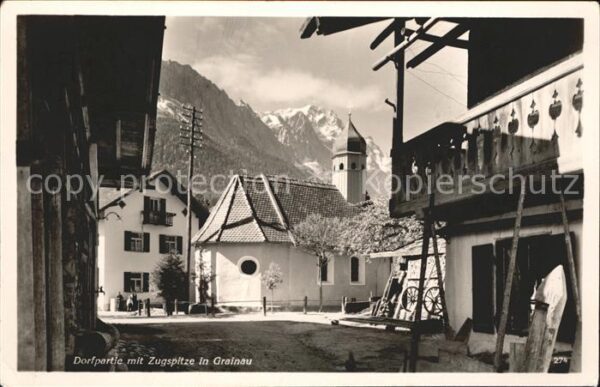 Grainau Dorfpartie Zugspitze