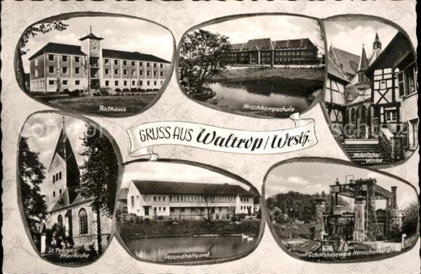 Waltrop Schiffshebewerk Henrichenberg St. Petru
