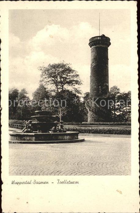 Barmen Wuppertal Toelleturm Brunnen