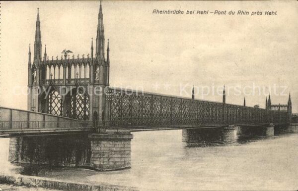 Kehl Rhein Rheinbrücke Pont du Rhin