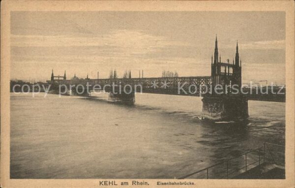 Kehl Rhein Eisenbahnbrücke
