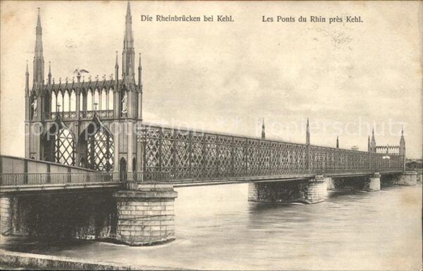 Kehl Rhein Rheinbrücken Ponts du Rhin