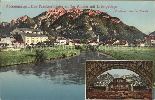Oberammergau Passionstheater an der Ammer Labergebir