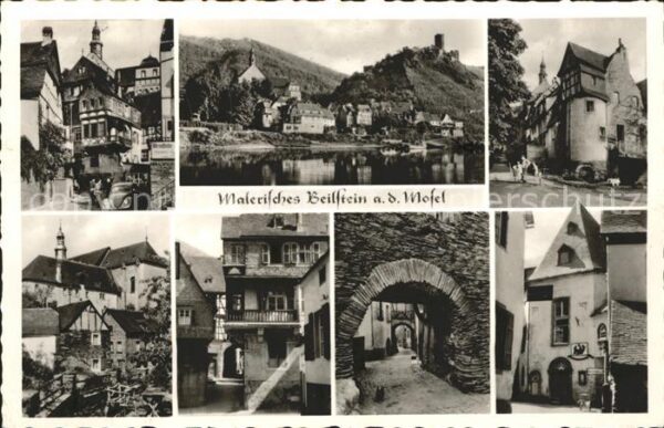 Beilstein Mosel Teilansichten Altstadt Burg Torbogen