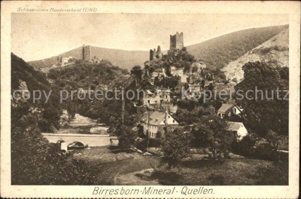 Manderscheid Eifel Schlossruinen