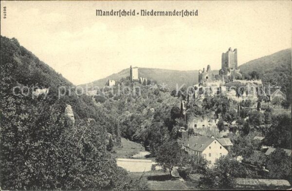 Manderscheid Eifel Schlossruinen