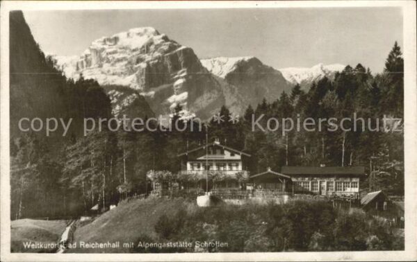 Bad Reichenhall Alpengaststätte Schroffen