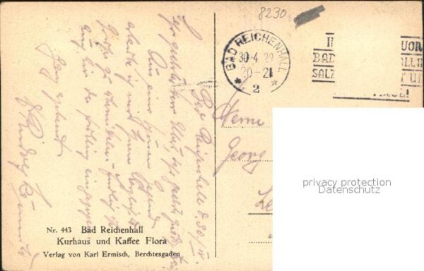 Bad Reichenhall Kurhaus Kaffee Flora – Bild 2