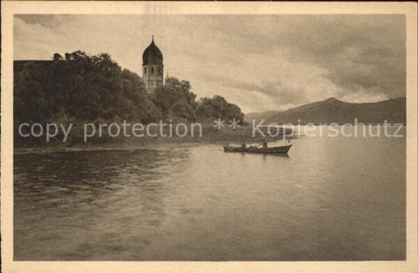 Fraueninsel Chiemsee Partie von Kloster Frauenwörth