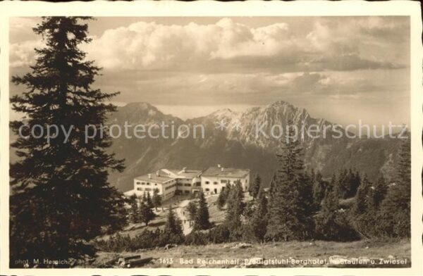 Bad Reichenhall Berghotel Predigtstuhl Lattengebirge St