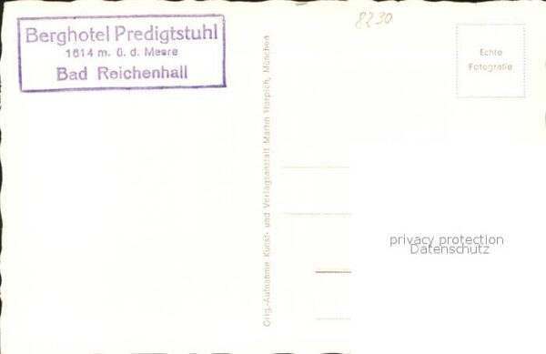 Bad Reichenhall Berghotel Predigtstuhl Lattengebirge St – Bild 2