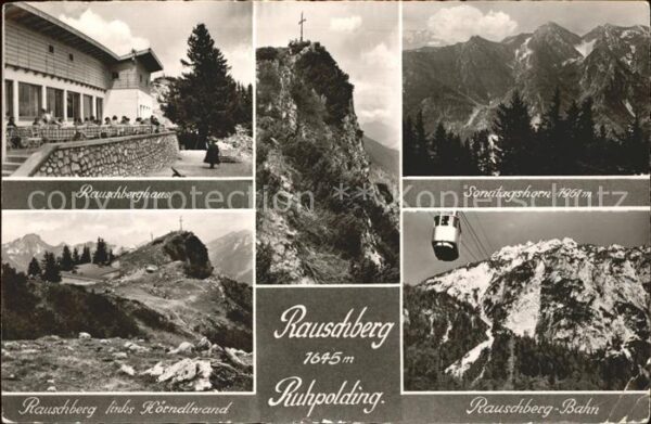 Ruhpolding Rauschberghaus Körndlwand Gipfelkreuz S